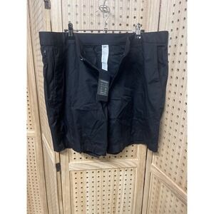 Fabletics Men High Side Chino Shorts Black 4-Way Stretch Size 38 SO2355574-0001